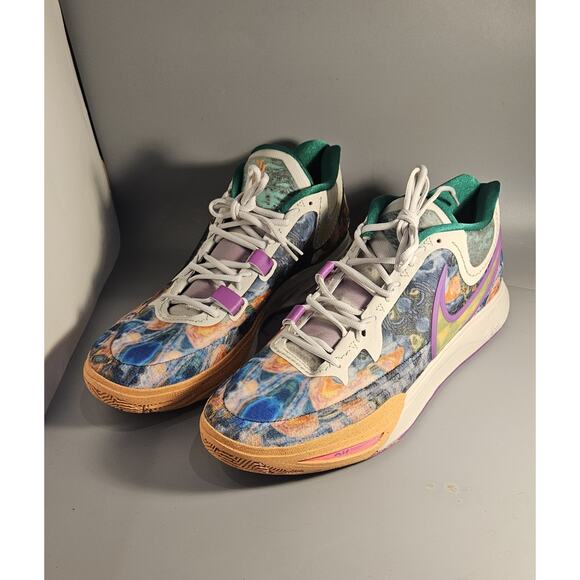 NWB Nike Kyrie 8 Heat Circle Of Life Sz 17 DQ3840 001 Light Bone/Yellow Strike main image 6